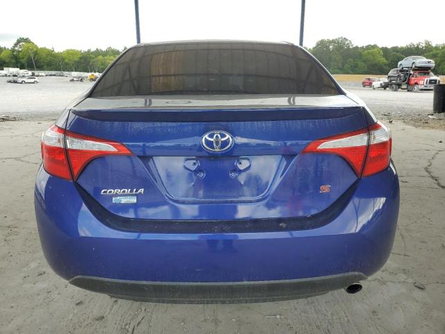 2T1BURHE8FC274157 - 2015 TOYOTA COROLLA L BLUE photo 6