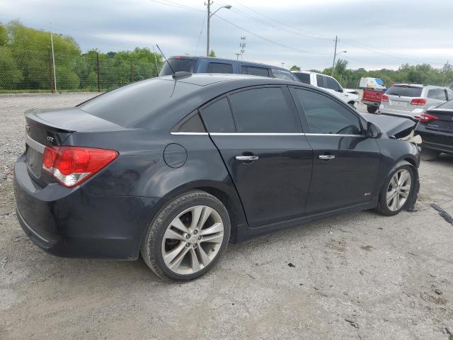 1G1PG5SB9F7138442 - 2015 CHEVROLET CRUZE LTZ BLACK photo 3