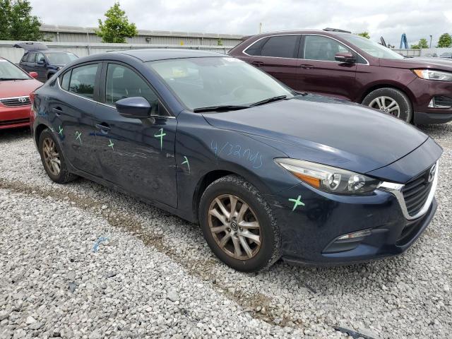 JM1BN1U74H1112359 - 2017 MAZDA 3 SPORT BLUE photo 4