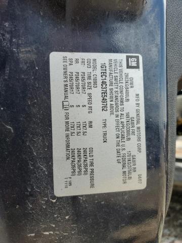 2GTEK19J681276121 - 2008 GMC SIERRA K1500 BLACK photo 13