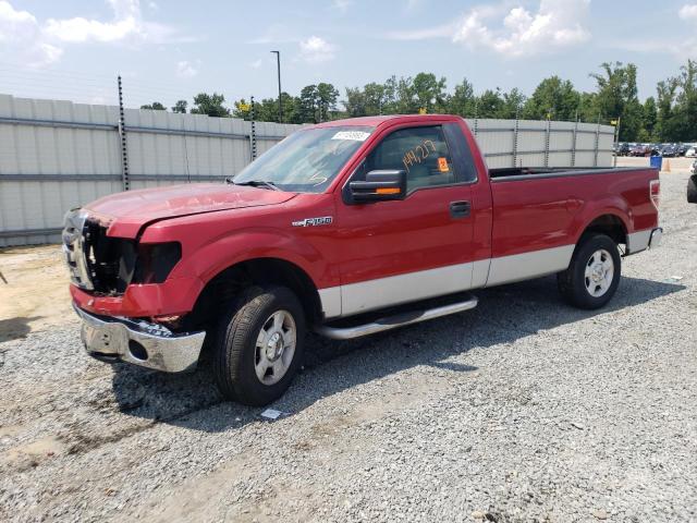 1FTRF12849KB57384 - 2009 FORD F150 RED photo 1