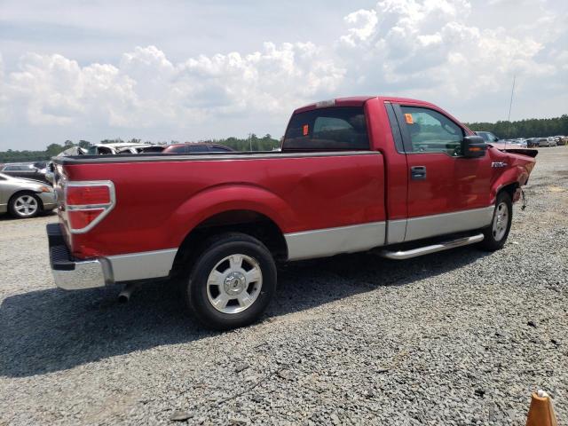 1FTRF12849KB57384 - 2009 FORD F150 RED photo 3