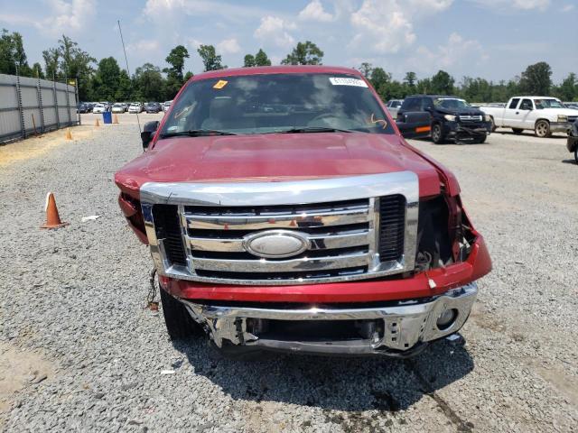 1FTRF12849KB57384 - 2009 FORD F150 RED photo 5