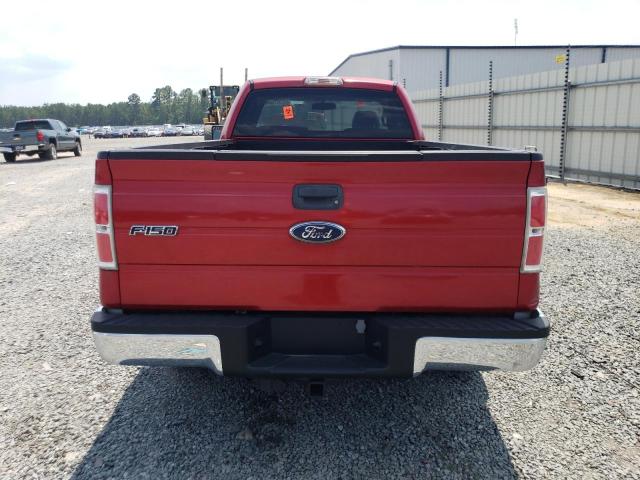 1FTRF12849KB57384 - 2009 FORD F150 RED photo 6