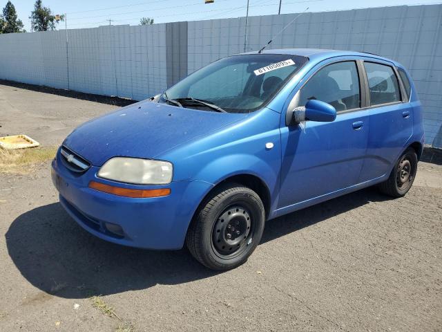 KL1TD66676B583039 - 2006 CHEVROLET AVEO BASE Mavi foto 1