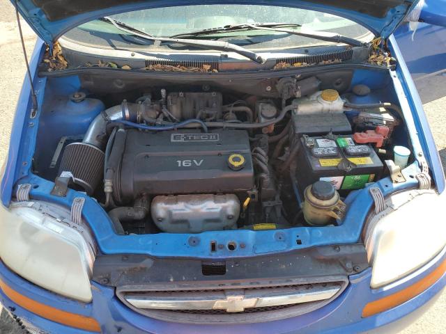 KL1TD66676B583039 - 2006 CHEVROLET AVEO BASE Mavi foto 11