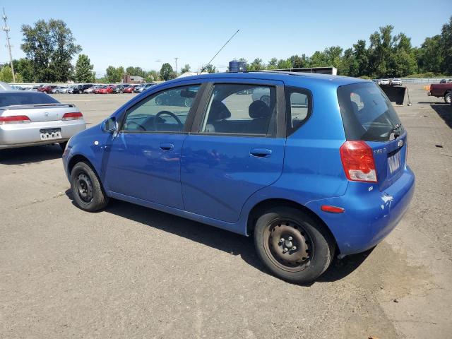 KL1TD66676B583039 - 2006 CHEVROLET AVEO BASE Mavi foto 2