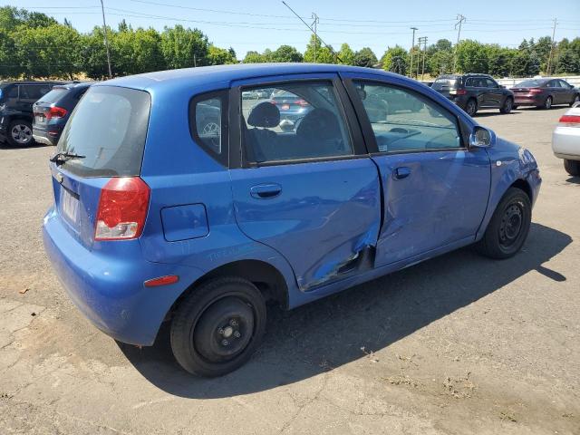 KL1TD66676B583039 - 2006 CHEVROLET AVEO BASE Mavi foto 3