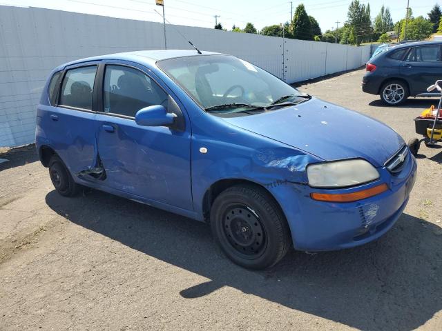 KL1TD66676B583039 - 2006 CHEVROLET AVEO BASE Mavi foto 4