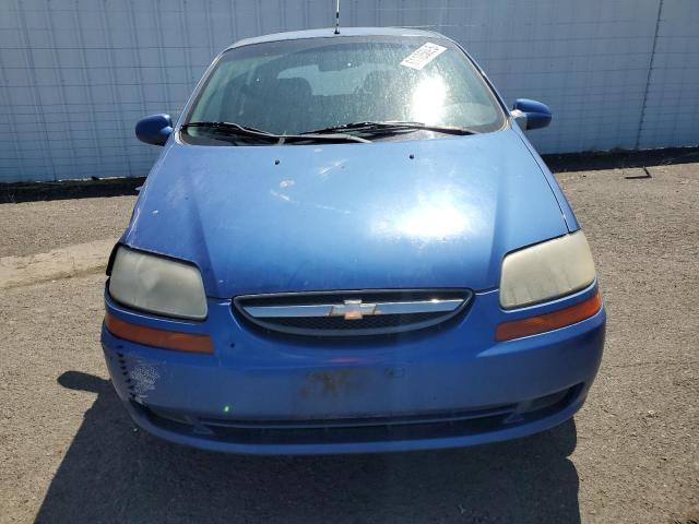 KL1TD66676B583039 - 2006 CHEVROLET AVEO BASE Mavi foto 5