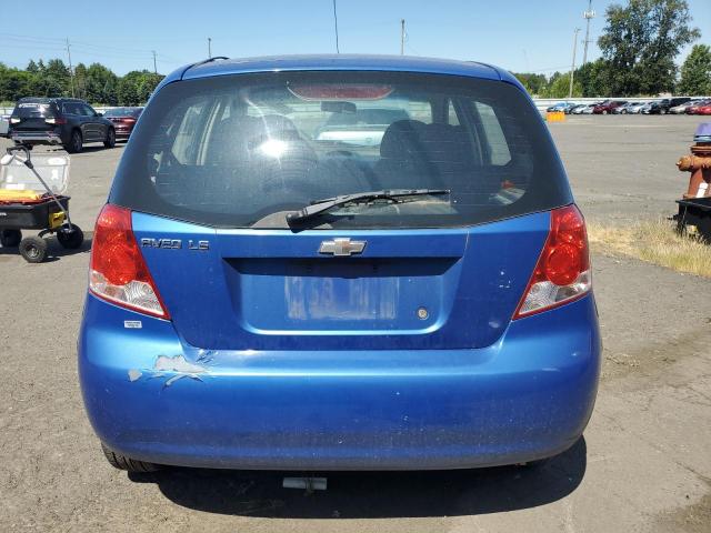 KL1TD66676B583039 - 2006 CHEVROLET AVEO BASE Mavi foto 6