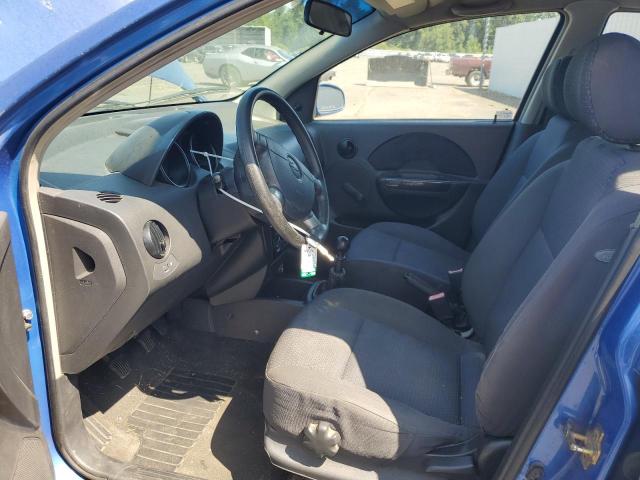 KL1TD66676B583039 - 2006 CHEVROLET AVEO BASE Mavi foto 7