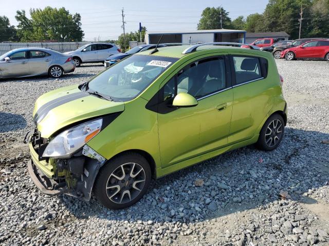 KL8CF6S90DC617079 - 2013 CHEVROLET SPARK 2LT GREEN photo 1