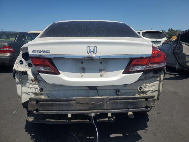 19XFB2F98EE214402 - 2014 HONDA CIVIC EXL WHITE photo 6