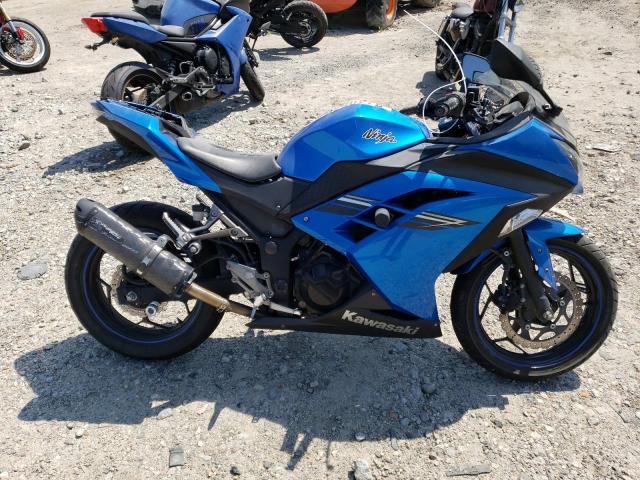 JKAEX8A19HDA32017 - 2017 KAWASAKI EX300 A BLUE photo 9