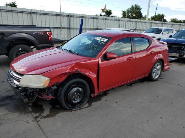 1C3CDZEG0CN253214 - 2012 DODGE AVENGER SXT RED photo 1