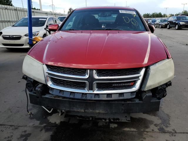 1C3CDZEG0CN253214 - 2012 DODGE AVENGER SXT RED photo 5