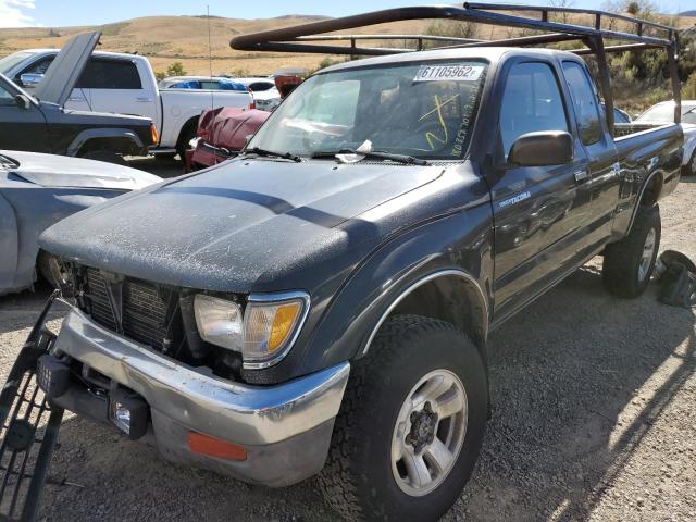 4TAUN73CXSZ022454 - 1995 TOYOTA TACOMA XTRACAB BLACK photo 2