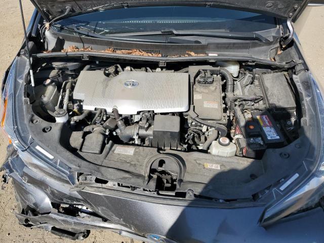 JTDKARFU1K3093827 - 2019 TOYOTA PRIUS GRAY photo 12