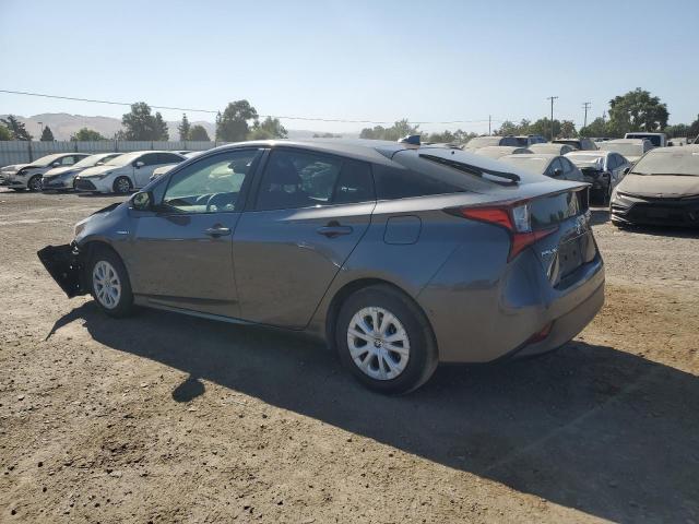 JTDKARFU1K3093827 - 2019 TOYOTA PRIUS GRAY photo 2