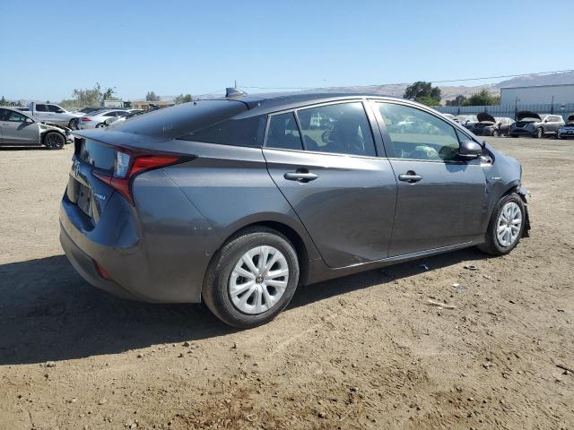 JTDKARFU1K3093827 - 2019 TOYOTA PRIUS GRAY photo 3