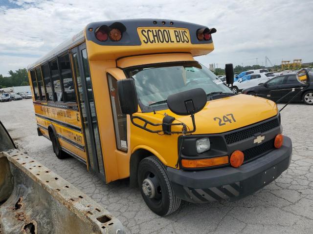 1GB6G5BG1F1147576 - 2015 CHEVROLET EXPRESS G4 YELLOW photo 4