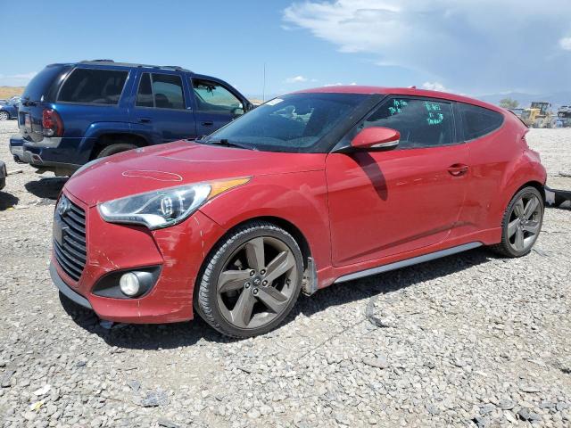 KMHTC6AE3EU192754 - 2014 HYUNDAI VELOSTER TURBO RED photo 1