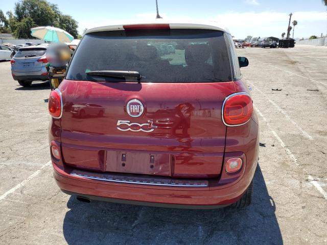 ZFBCFACH3EZ018405 - 2014 FIAT 500L LOUNGE RED photo 6