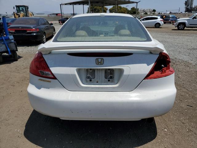 1HGCM72607A021903 - 2007 HONDA ACCORD EX WHITE photo 6