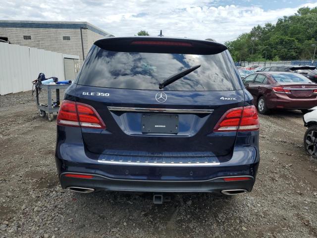 4JGDA5HB5HA891454 - 2017 MERCEDES-BENZ GLE 350 4MATIC BLUE photo 6