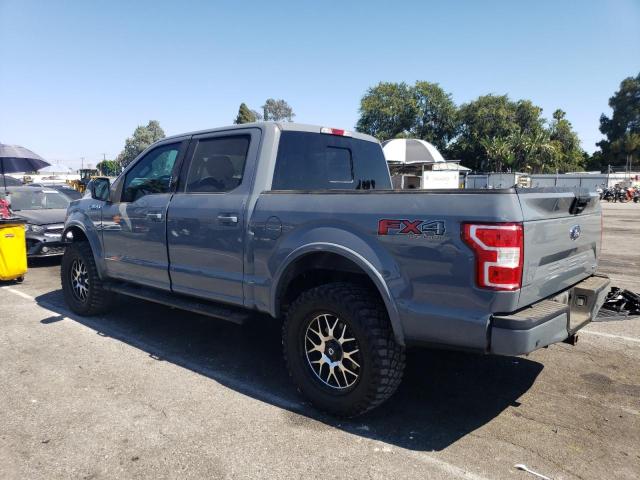 1FTEW1E44KKC70068 - 2019 FORD F150 SUPERCREW GRAY photo 2