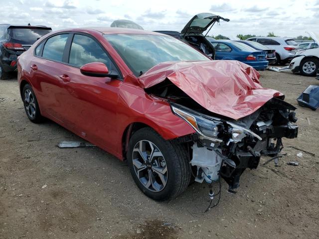 3KPF24AD6ME410523 - 2021 KIA FORTE FE RED photo 4