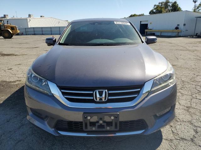 1HGCR3F80EA016266 - 2014 HONDA ACCORD EXL GRAY photo 5