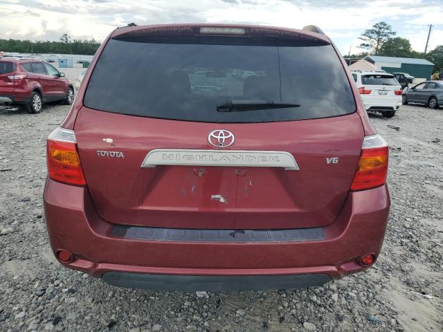 JTEDS41A382008440 - 2008 TOYOTA HIGHLANDER BURGUNDY photo 6