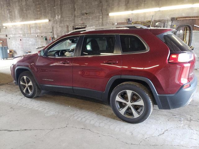 1C4PJMDX9KD426288 - 2019 JEEP CHEROKEE LIMITED BURGUNDY photo 2