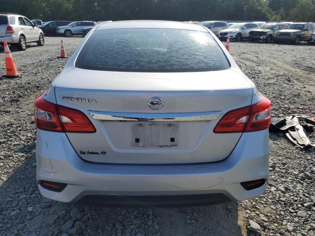 3N1AB7AP7KY282300 - 2019 NISSAN SENTRA S SILVER photo 6