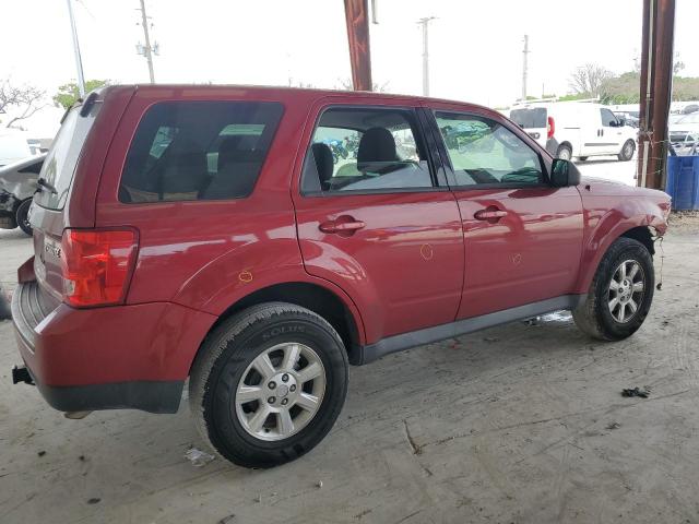 4F2CY0C71AKM01724 - 2010 MAZDA TRIBUTE I RED photo 3