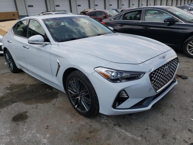 KMTG54LE5KU037816 - 2019 GENESIS G70 ADVANCED GRAY photo 4