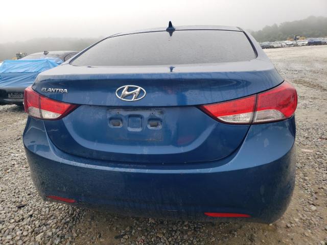 KMHDH4AE0DU942118 - 2013 HYUNDAI ELANTRA GLS BLUE photo 6