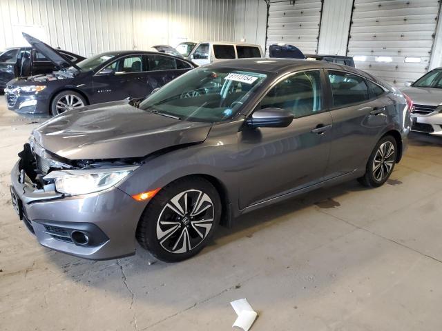 2HGFC1F37JH640004 - 2018 HONDA CIVIC EX GRAY photo 1