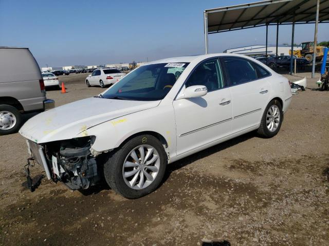 KMHFC46F27A241529 - 2007 HYUNDAI AZERA SE WHITE photo 1