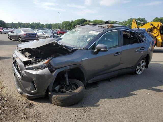 2T3B6RFV4MW014046 - 2021 TOYOTA RAV4 XLE PREMIUM GRAY photo 1