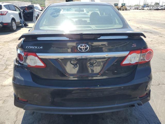 5YFBU4EE3DP203047 - 2013 TOYOTA COROLLA BASE BLACK photo 6