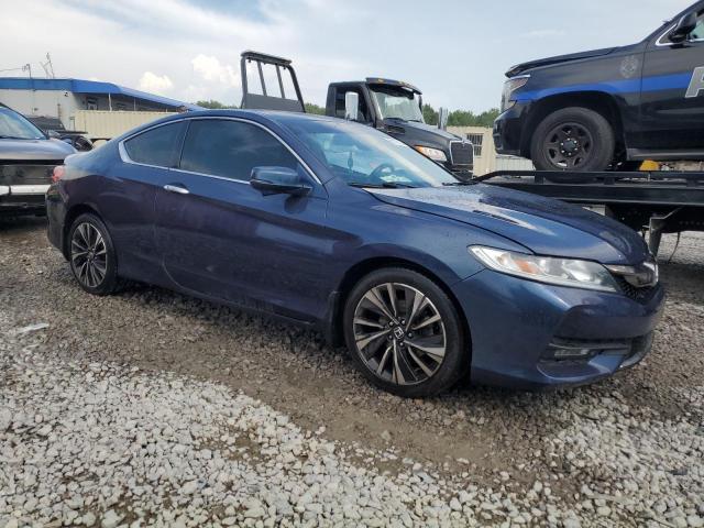 1HGCT2B80GA005207 - 2016 HONDA ACCORD EXL BLUE photo 4