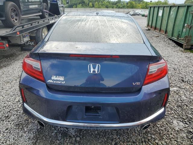 1HGCT2B80GA005207 - 2016 HONDA ACCORD EXL BLUE photo 6