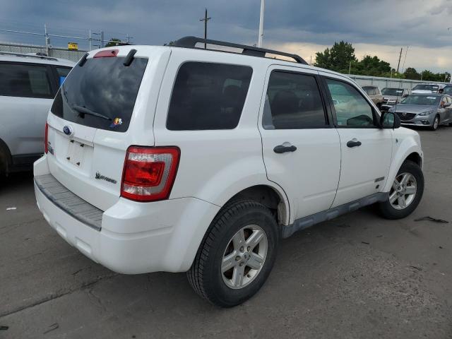 1FMCU59H78KB66292 - 2008 FORD ESCAPE HEV WHITE photo 3