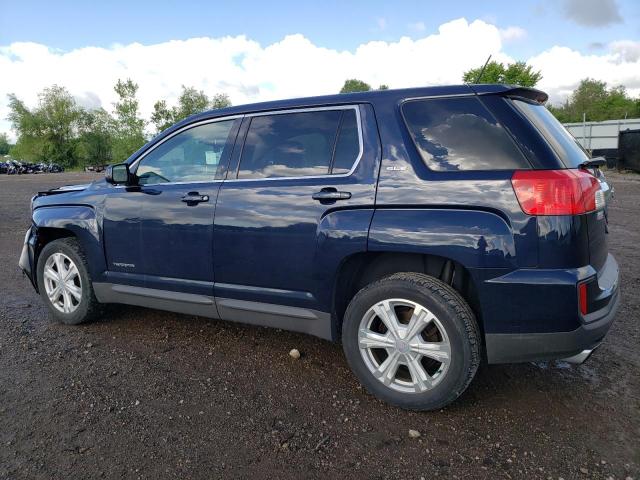 2GKFLSEK0H6165528 - 2017 GMC TERRAIN SLE BLUE photo 2