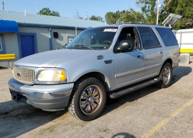 1FMRU15W51LB50972 - 2001 FORD EXPEDITION XLT 银色 照片 1