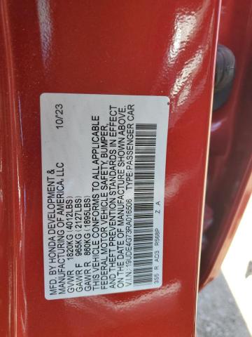 19UDE4G73RA016506 - 2024 ACURA INTEGRA A-SPEC TECH RED photo 13