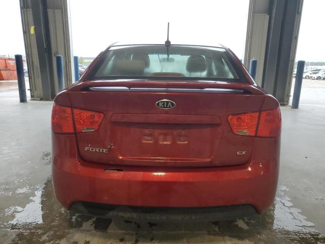 KNAFU4A27A5230609 - 2010 KIA FORTE EX BURGUNDY photo 6